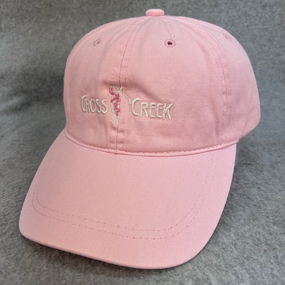 Cross Creek Embroidered Women Pink Pacific Headwear Golf Cap California OSFA